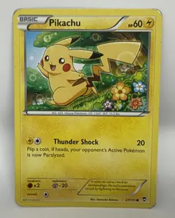 Pikachu 27/111 Common XY Furious Fists Pokemon Card - Image 2