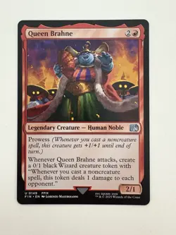 Queen Brahne MTG Magic the Gathering Card NM Near Mint FIN - Image 1