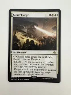 Citadel Siege MTG Magic the Gathering Card NM Near Mint FRF - Image 1