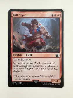 Hill Gigas MTG Magic the Gathering Card NM Near Mint FIN - Image 1