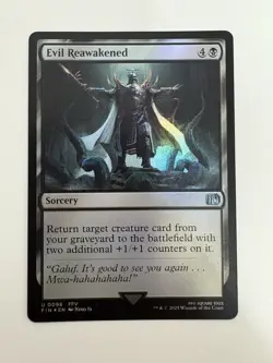 Evil Reawakened Foil MTG Magic the Gathering Card NM Near Mint FIN - Image 1