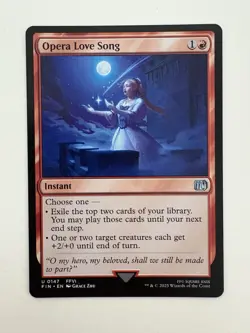Opera Love Song MTG Magic the Gathering Card NM Near Mint FIN - Image 1