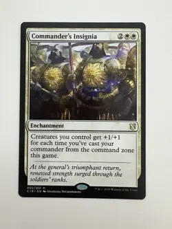 Commander’s Insignia MTG Magic the Gathering Card NM Near Mint C19 - Image 1