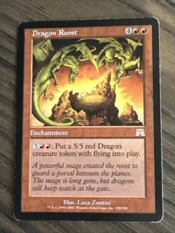 Dragon Roost X1 Onslaught Ex Condition See Front/back Pics MTG - Image 1