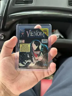 MTG Eddie Brock Venom Lethal Potector (0233) (Borderless) (MR) (Foil) NM - Image 1
