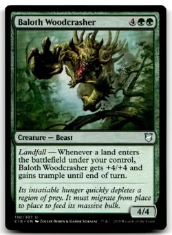 MTG Baloth Woodcrasher U Commander 2018 130 LP - Image 1