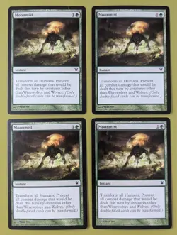 Moonmist x4 Innistrad 4x Playset Magic the Gathering MTG - Image 1