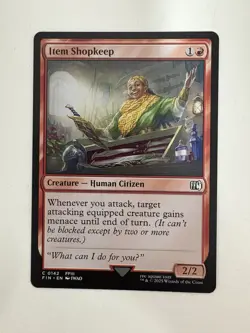 Item Shopkeep MTG Magic the Gathering Card NM Near Mint FIN - Image 1