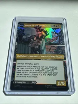Venom Eddie Brock Marvel's Spider-Man: Eternal-Legal Foil Near Mint English MTG - Image 1