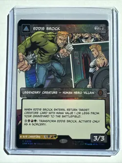 Venom Eddie Brock Marvel's Spider-Man: Eternal-Legal Foil Near Mint English MTG - Image 4