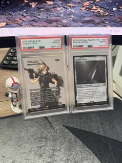 PSA 10 MTG Magic the Gathering Final Fantasy Cloud Strife And Buster Sword - Image 1