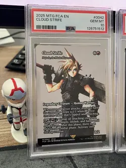 PSA 10 MTG Magic the Gathering Final Fantasy Cloud Strife And Buster Sword - Image 2