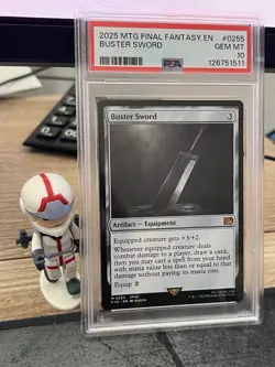 PSA 10 MTG Magic the Gathering Final Fantasy Cloud Strife And Buster Sword - Image 3