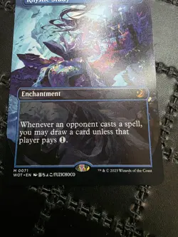 MTG Magic the Gathering Rhystic Study Borderless PROKC CARD - Image 2