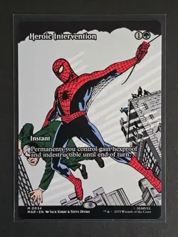 MTG Marvel Universe Eternal-Legal Heroic Intervention (Borderless) Non-foil M 34 - Image 1