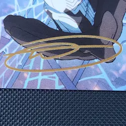 Symbiote Spider-Man (40/54) Gold Stamped Art Series NM Marvel MTG Magic - Image 3