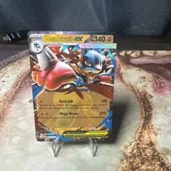 Pokemon TCG Mega Evolution Mega Lucario ex 077/132 English NM - Image 1