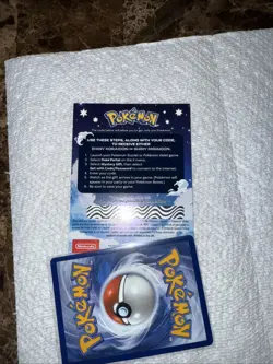 Pokemon Scarlet And Violet Serial Codes Shiny Koraidon or Miraidon UNSCRATCHED! - Image 2