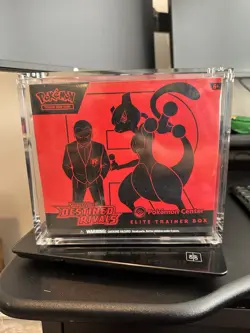 Destined Rivals Pokemon Center Exclusive Elite Trainer Box ETB with Acrylic Case - Image 1