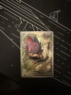 Pokemon TCG N's Zorua 189 Journey Together Promo Pokemon Center Exclusive - Image 1