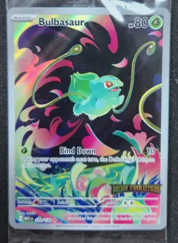 Pokemon Bulbasaur STAMPED SEALED Illustration Rare Mega Evolution 133/132 ENG - Image 1