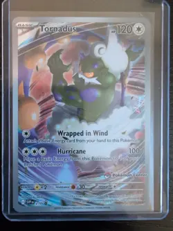 Pokemon TCG Tornadus 210 Pokemon Center Stamped Black Star Promo - Image 1