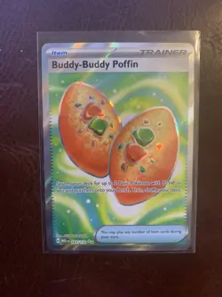 Buddy-Buddy Puffin 167/132 Mega Evolution Full Art Trainer Pokemon TCG NM - Image 1