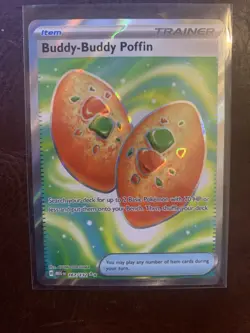 Buddy-Buddy Puffin 167/132 Mega Evolution Full Art Trainer Pokemon TCG NM - Image 2