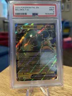 2023 Pokemon Paldea Evolved Bellibolt ex Graded Mint 9 - Image 1