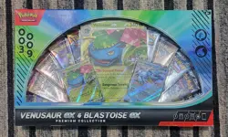 Pokemon TCG Venasaur ex & Blastoise ex Premium Collection Box Sealed - Image 1