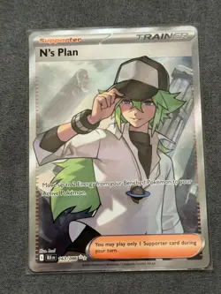 N's Plan Secret Rare SV: Black Bolt 163/086 Pokemon - Image 1