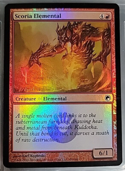 Scoria Elemental (MTG- Scars of Mirrodin) Foil English - Image 1