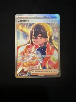 Carmine - Pokemon Twilight Masquerade Full Art SIR Card - 217/167 NM - Image 1