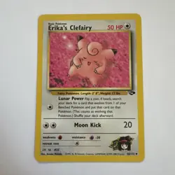 Erika's Clefairy 40/132 Gym Challenge Pokemon Card LP dd - Image 1