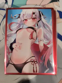 Nakiri Ayame bikini hololive Anime Card Sleeves *NEW* 60ct - Image 2