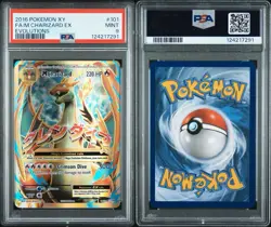 Pokemon TCG Mega-Charizard-EX XY Evolutions Holo Full Art Card 101/108 PSA 9 - Image 3