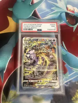 Mewtwo Vstar GG44/GG70 Crown Zenith PSA Graded 9 Pokemon Trading Card Game - Image 1