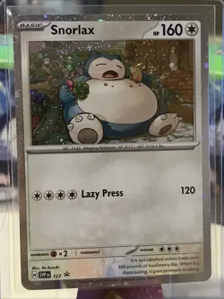 Snorlax 122 Sv: Scarlet & Violet Promo Cards Holo NM - Image 1