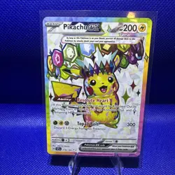 Pikachu EX Surging Sparks Ultra Rare Holo Card 219/191 Mint Condition 🔥🔥 - Image 1