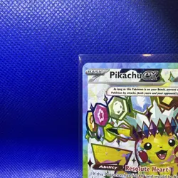 Pikachu EX Surging Sparks Ultra Rare Holo Card 219/191 Mint Condition 🔥🔥 - Image 2