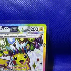 Pikachu EX Surging Sparks Ultra Rare Holo Card 219/191 Mint Condition 🔥🔥 - Image 3