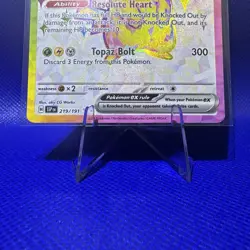 Pikachu EX Surging Sparks Ultra Rare Holo Card 219/191 Mint Condition 🔥🔥 - Image 4