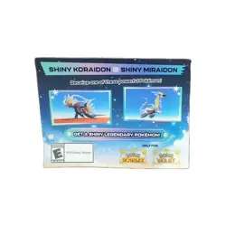 Shiny Koraidon & Miraidon Pokemon Scarlet Violet Code Card Gamestop Unscratched - Image 1