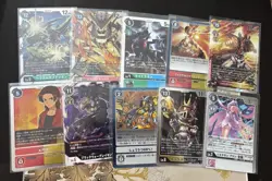 Japanese Digimon Card Lot Of 10 Holos/Rares See Pic For Exact Cards #18 - Image 1