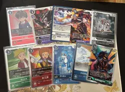 Japanese Digimon Card Lot Of 10 Holos/Rares See Pic For Exact Cards #17 - Image 1