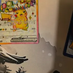 Pokemon TCG Pikachu EX Ultra Rare Holo Card 219/191 Surging Sparks - Image 2