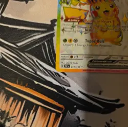 Pokemon TCG Pikachu EX Ultra Rare Holo Card 219/191 Surging Sparks - Image 5