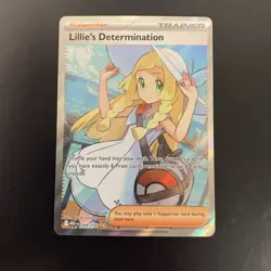 Pokemon TCG Mega Evolution Lillie’s Determination Full Art Trainer Card 169/132 - Image 1
