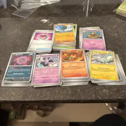 Pokemon TCG: Mega Evolution Lot of 125+ Common/Uncommon Bulk Cards - Image 1