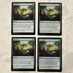 Magic the Gathering MTG Cultivate Play Set Of 4 Cards - Image 1